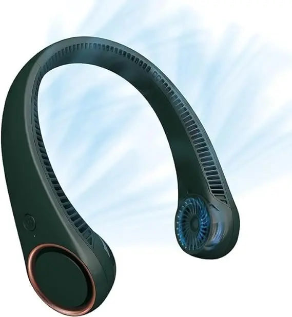 SQUL Portable Rechargeable Neck Fan | Better Table Fans | USB Charging Battery Fan | Smart Mini Hand Free 3 High Speed Fan | 360° Cooling Low Noise - Squl Tech