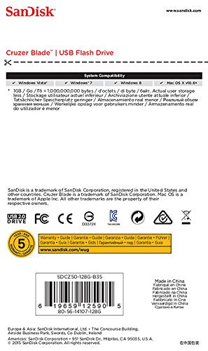 SanDisk Cruzer Blade 64GB USB 2.0 Flash Drive - Squl Tech