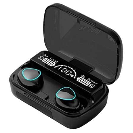 SQUL M10 Earbuds Bluetooth 5.1 Canceling in Ear Earbuds LED Display & Power Bank Bluetooth Headset. - Squl Tech 