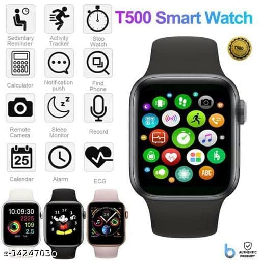 SQUL T-500 S8 series Smart Watch Sleep Monitor, Distance Tracker, Calendaring, Sedentary Reminder, Text Messaging, Pedometer, Calorie Tracker - Squl Tech 